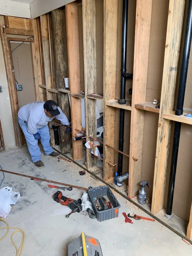 Commercial rough-in plumbing for Water Heater Replacement in Curtis Park